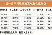 股票私募仓位指数止跌回升，百亿私募加仓力度创近周新高