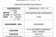 中国农业发展银行秦皇岛分行被罚万元：贷款抵押物评估费违规由抵押人承担